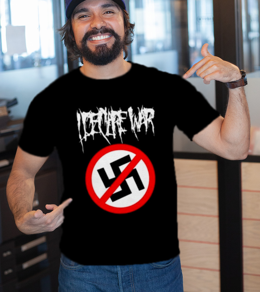 I Declare War Anti Nazi Symbol Graphic Merchnow Collection T-Shirt