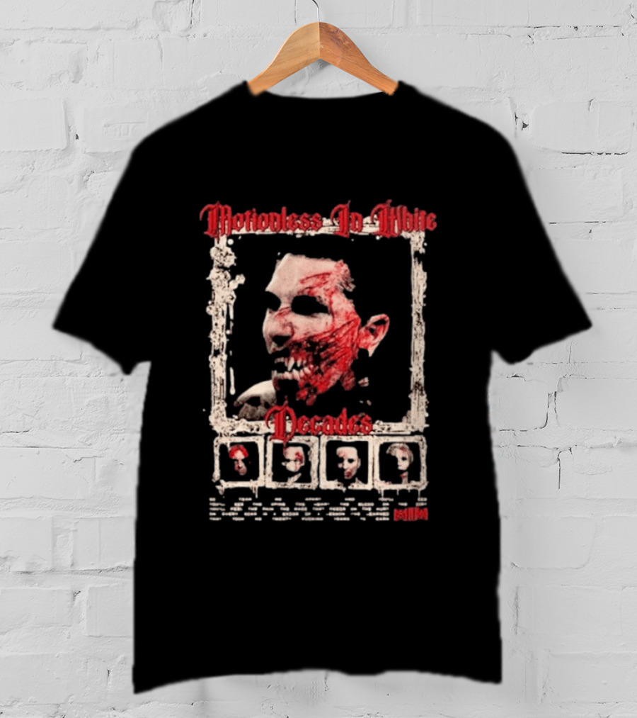 Motionless In White MIW The Sweat And Blood Tour 2026 Decades So Tear Me Apart And You Will See T-Shirt