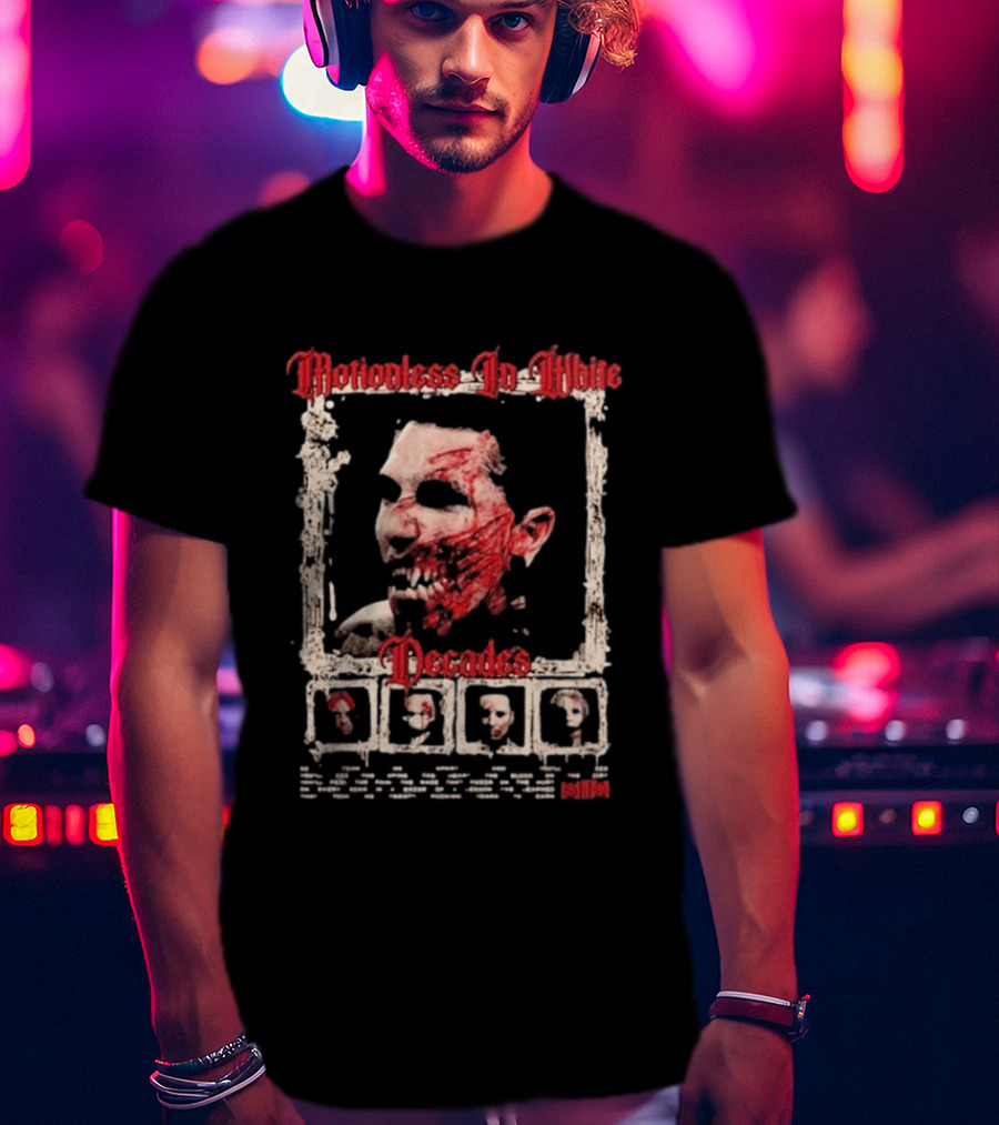Motionless In White MIW The Sweat And Blood Tour 2026 Decades So Tear Me Apart And You Will See T-Shirt