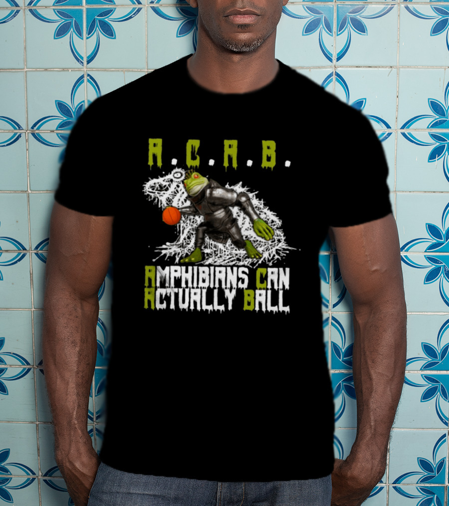 Firehouse 666 Store Acab Amphibians Can Actually Ball Frog Mallet T-Shirt
