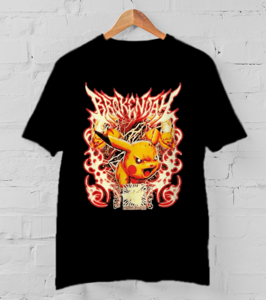 Brokendah High Voltage Pikachu Pokémon Electric Burst T-Shirt