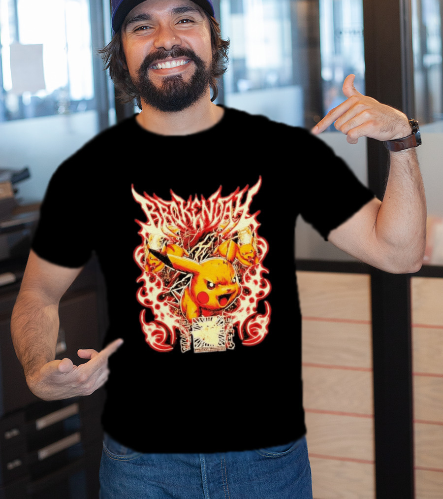 Brokendah High Voltage Pikachu Pokémon Electric Burst T-Shirt
