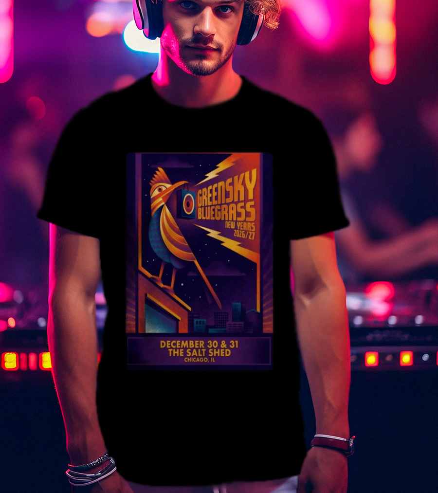 GreenSky Bluegrass New Years 2026/27 December 30 & 31 The Salt Shed Chicago IL T-Shirt