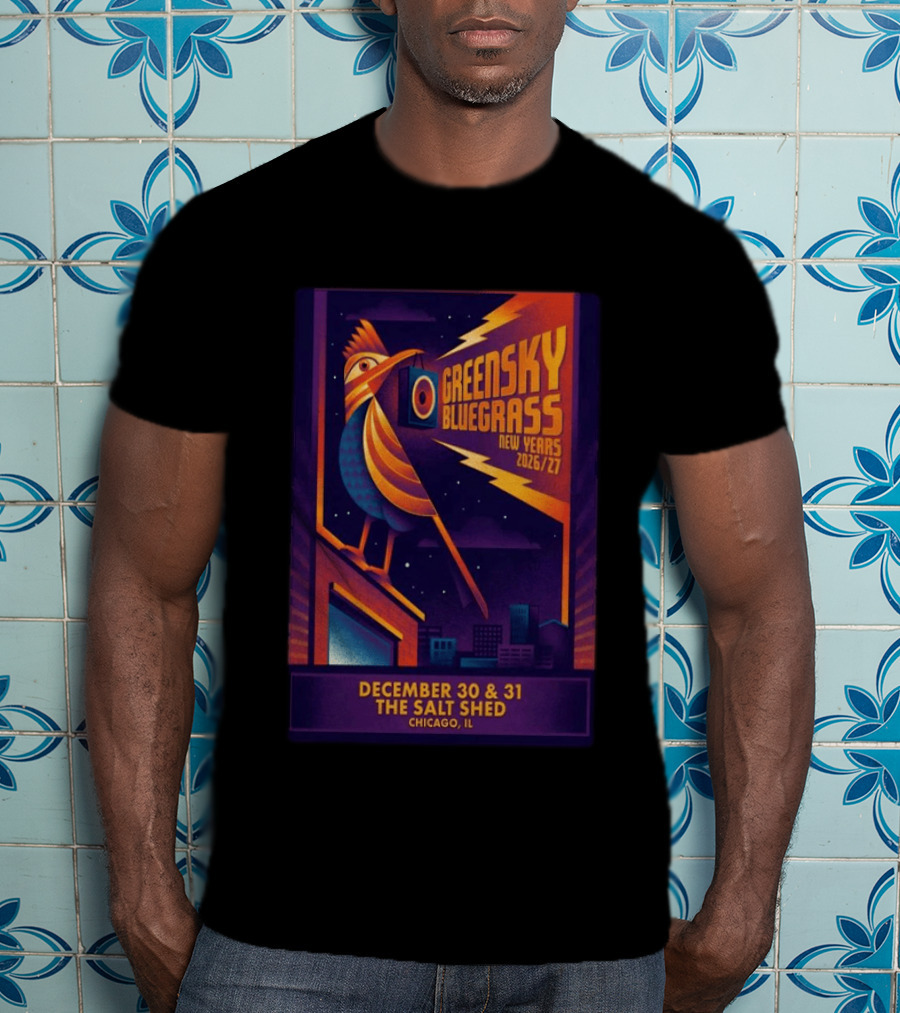 GreenSky Bluegrass New Years 2026/27 December 30 & 31 The Salt Shed Chicago IL T-Shirt