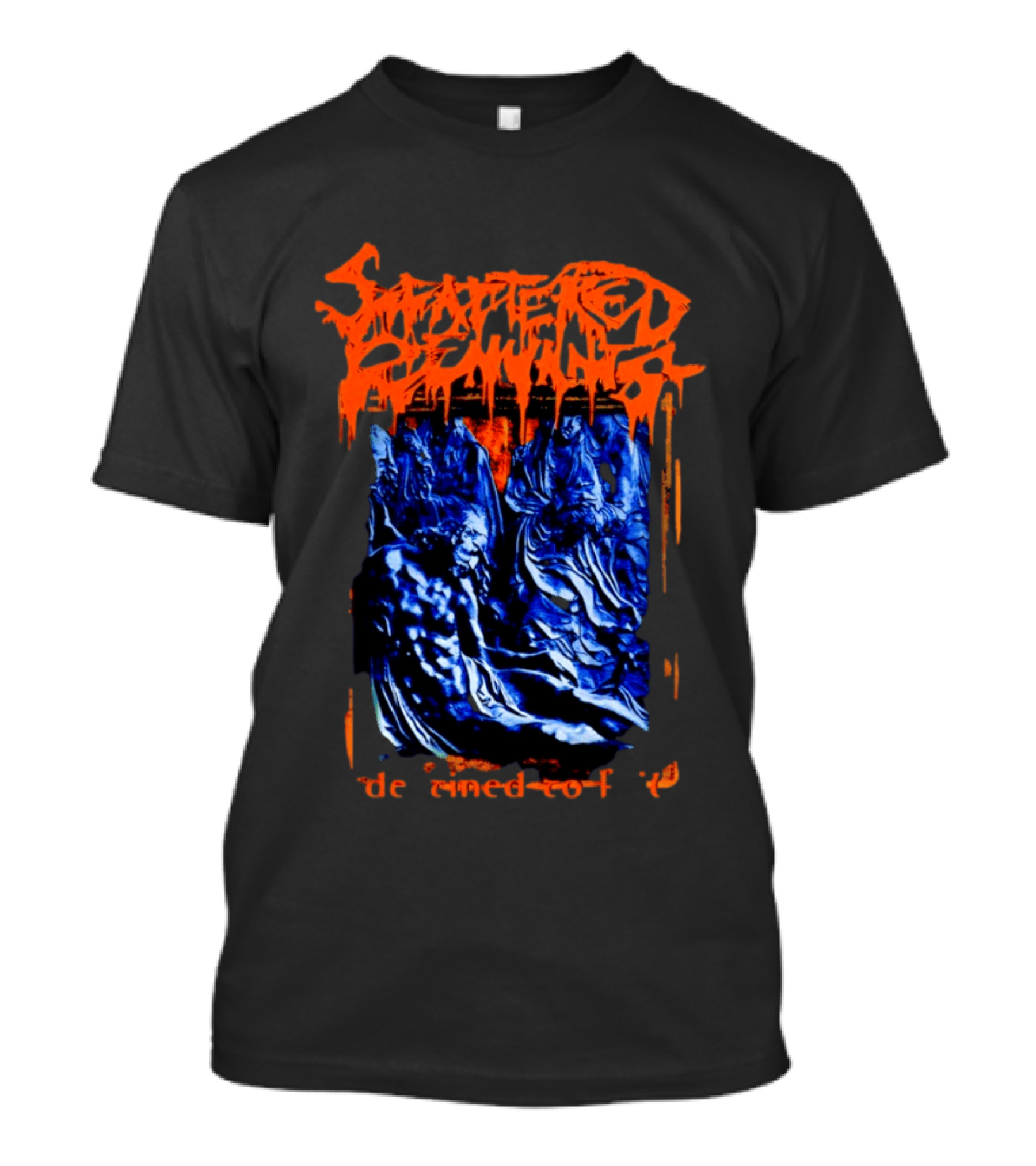 Scattered Remnants Destined To Fail Death Metal Album Cover T-Shirt