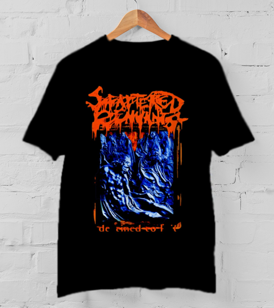 Scattered Remnants Destined To Fail Death Metal Album Cover T-Shirt