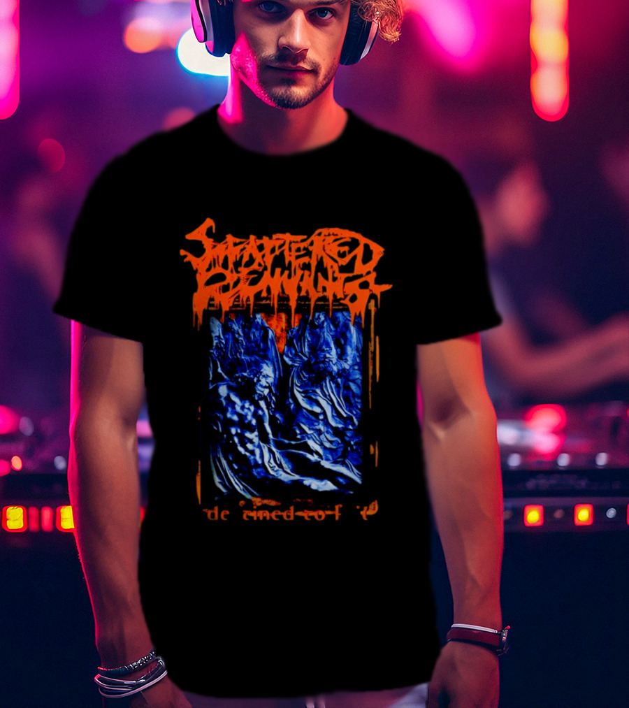 Scattered Remnants Destined To Fail Death Metal Album Cover T-Shirt