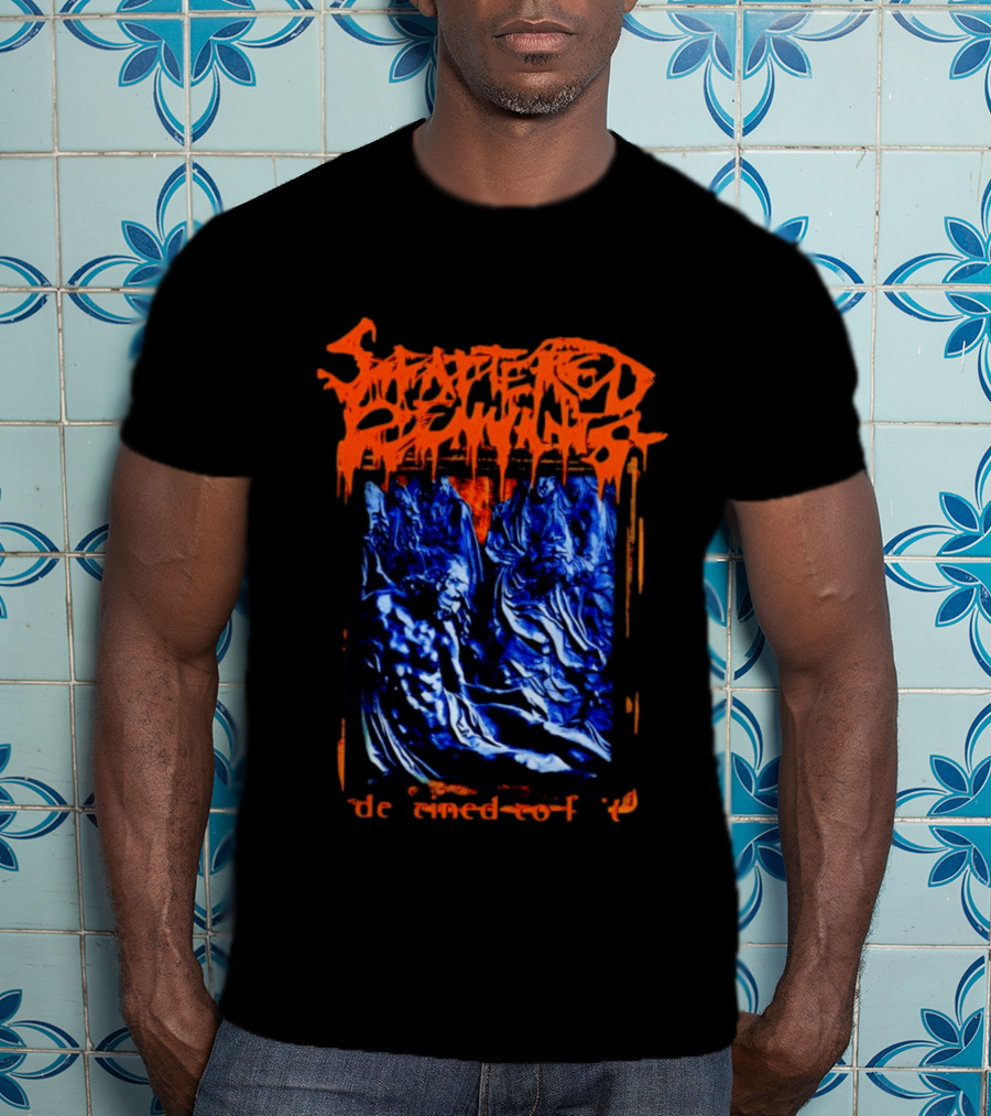 Scattered Remnants Destined To Fail Death Metal Album Cover T-Shirt