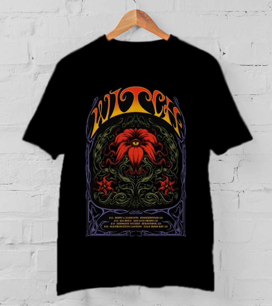 Witch California 2026 Tour Pioneertown San Luis Obispo Sebastopol Half Moon Bay T-Shirt
