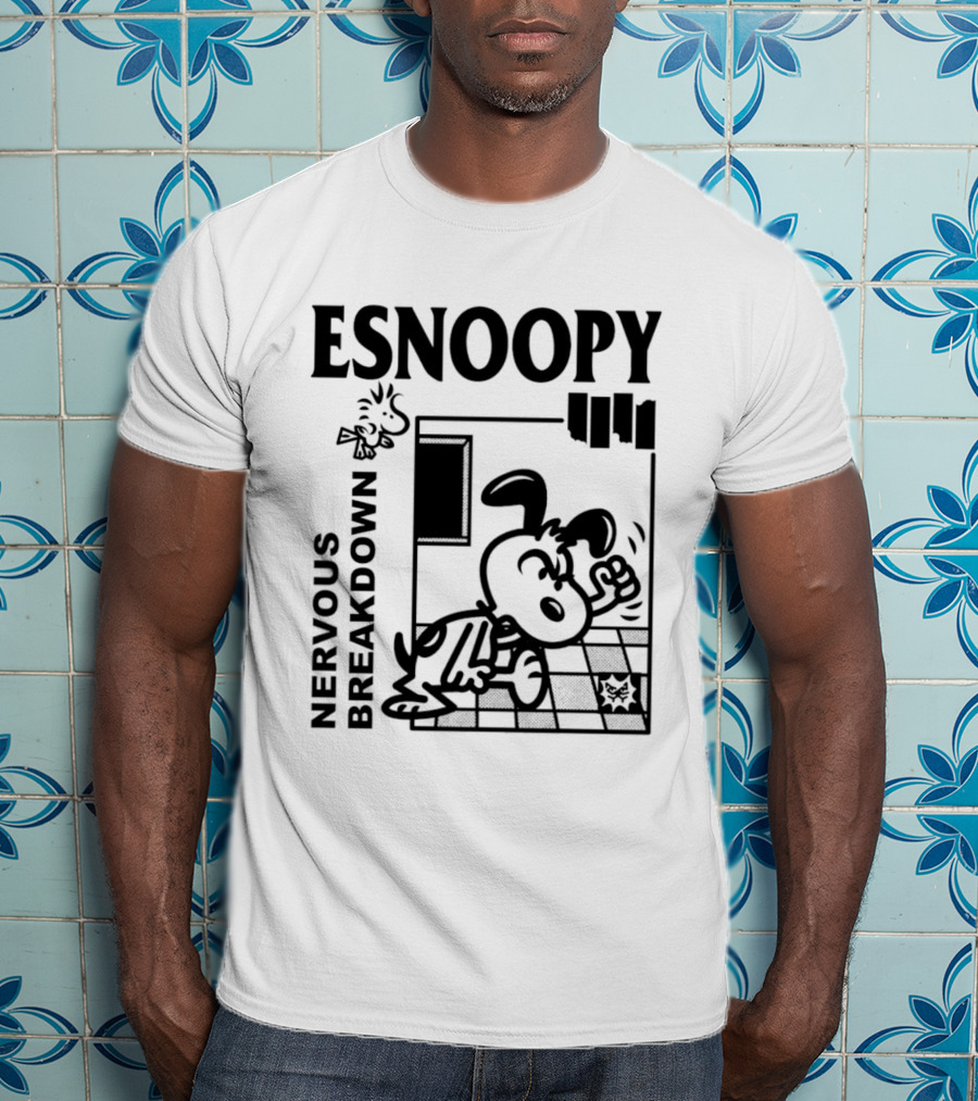 ESNOOPY Nervous Breakdown Comic T-Shirt