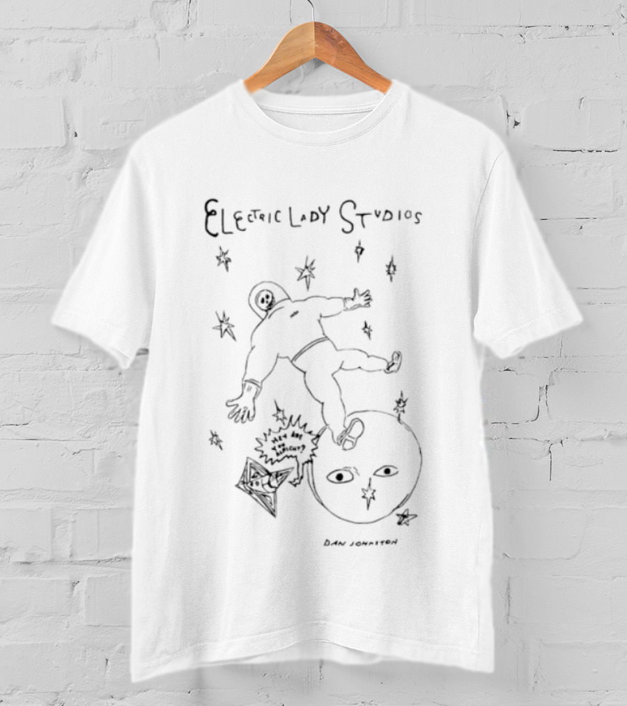 Electric Lady Studios Daniel Johnston Els Lost In Space T-Shirt