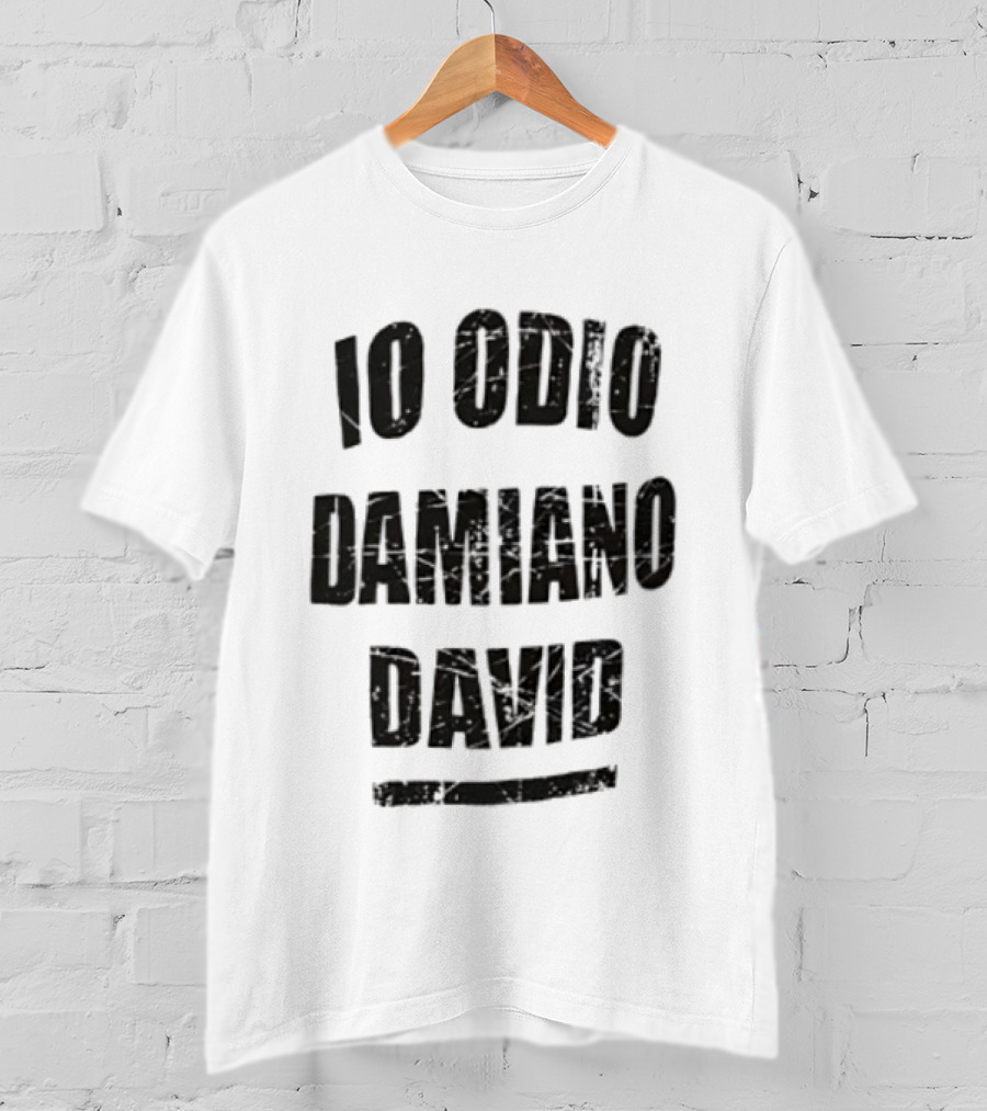 Trendy Io Odio Damiano David Emozione Ribelle Moda कूल T-Shirt