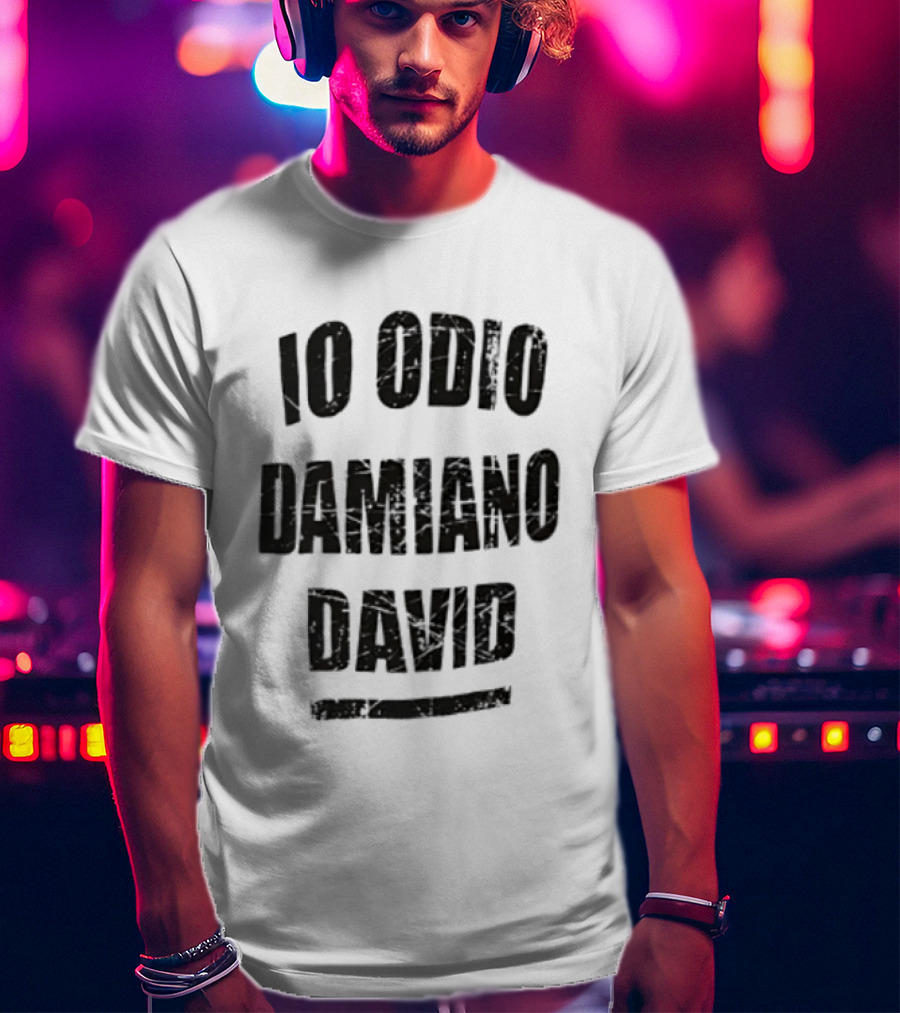 Trendy Io Odio Damiano David Emozione Ribelle Moda कूल T-Shirt