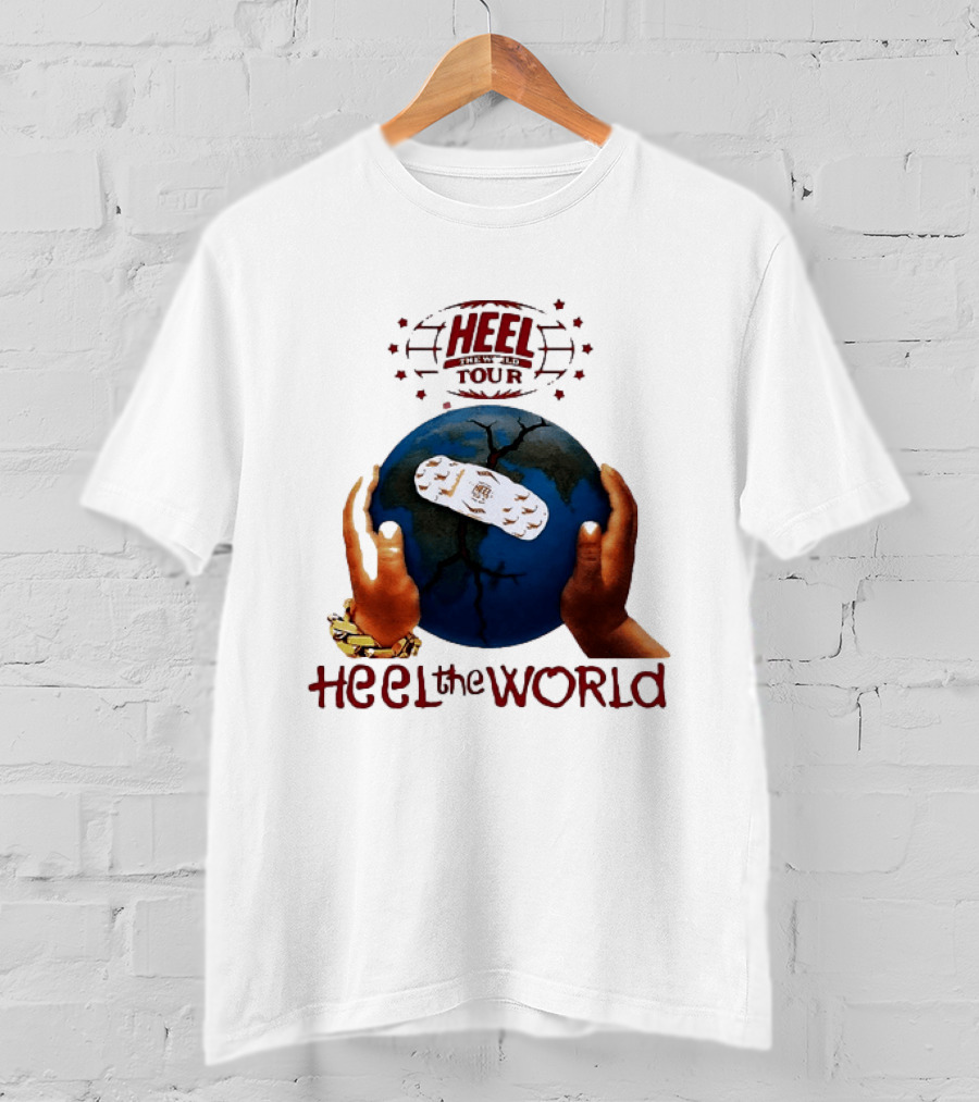 Westside Gunn Heel The World Tour Griselda Bandaged Earth And Hands T-Shirt