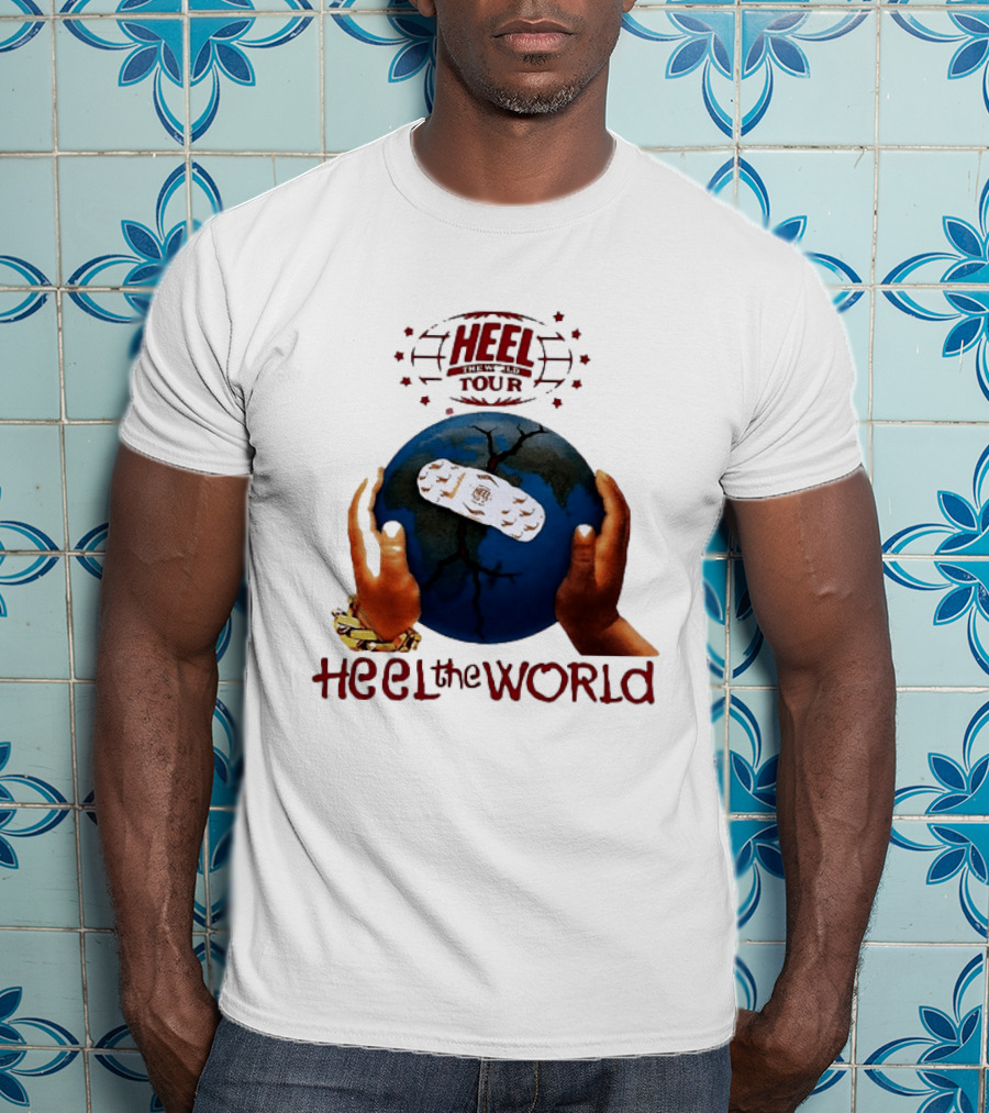 Westside Gunn Heel The World Tour Griselda Bandaged Earth And Hands T-Shirt
