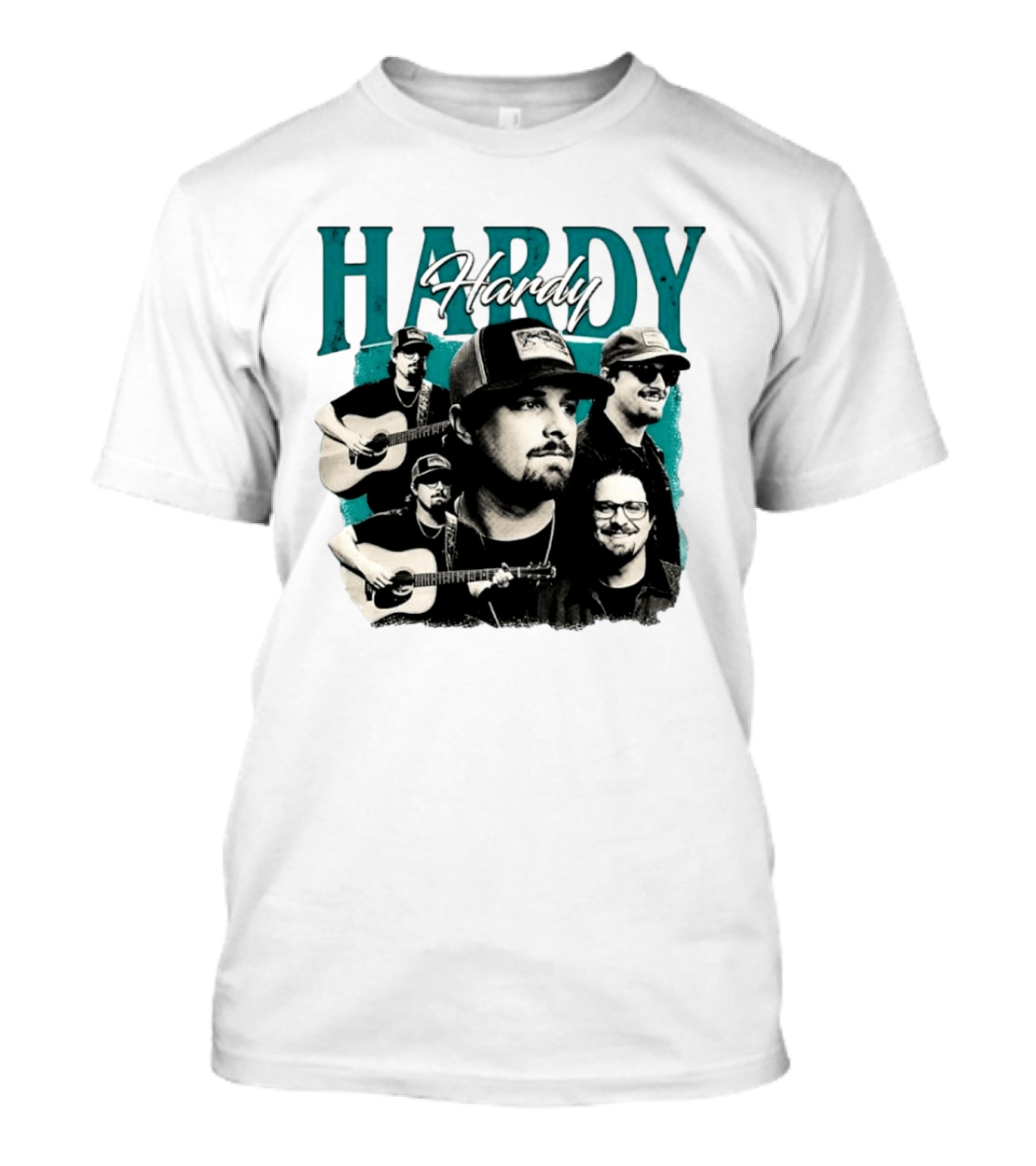 Hardy Country Music Singer Montage Collage T-Shirt