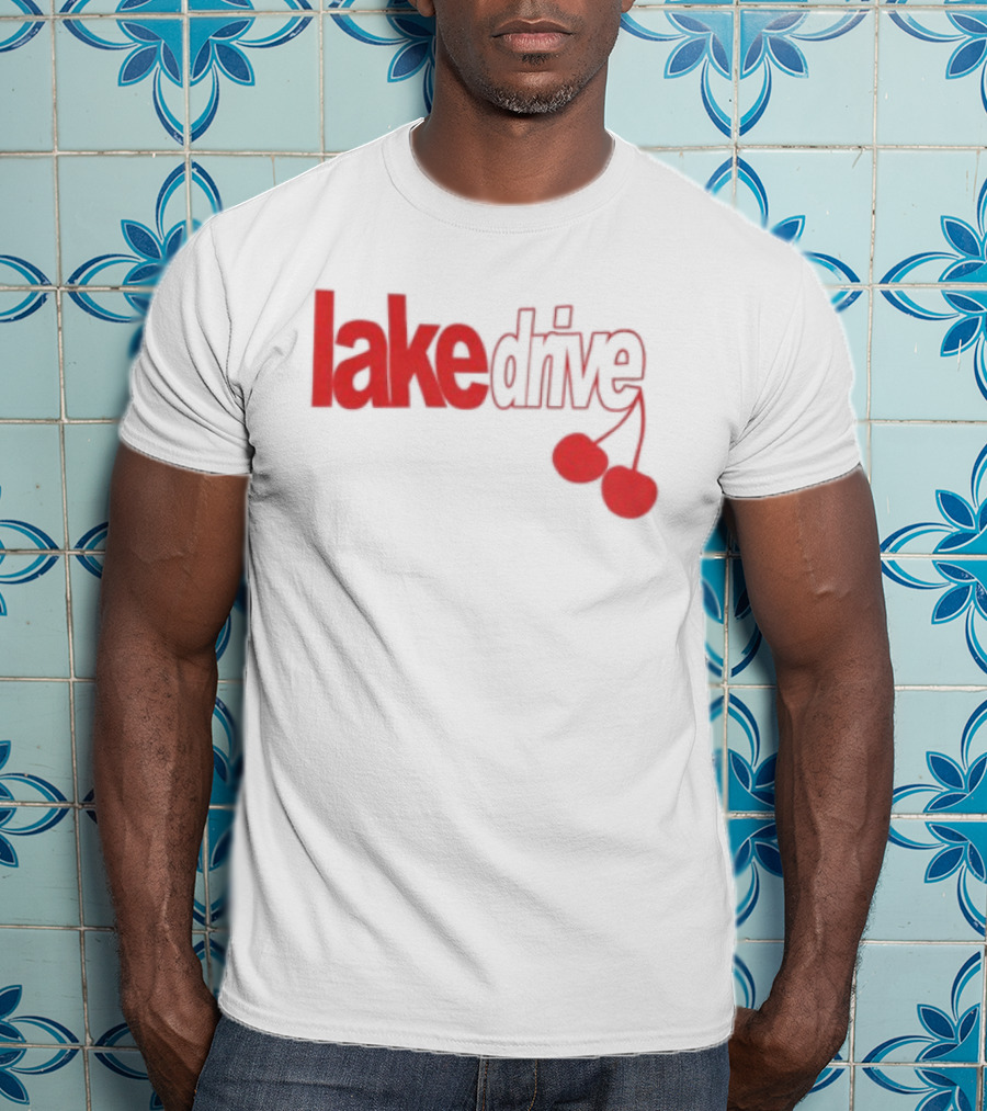 Lake Drive Cherry Ringer Retro Style Vibes T-Shirt