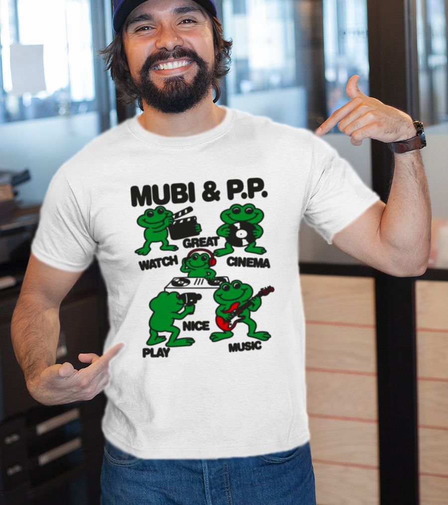 Mubi & P.P. Great Cinema Play Nice Music T-Shirt