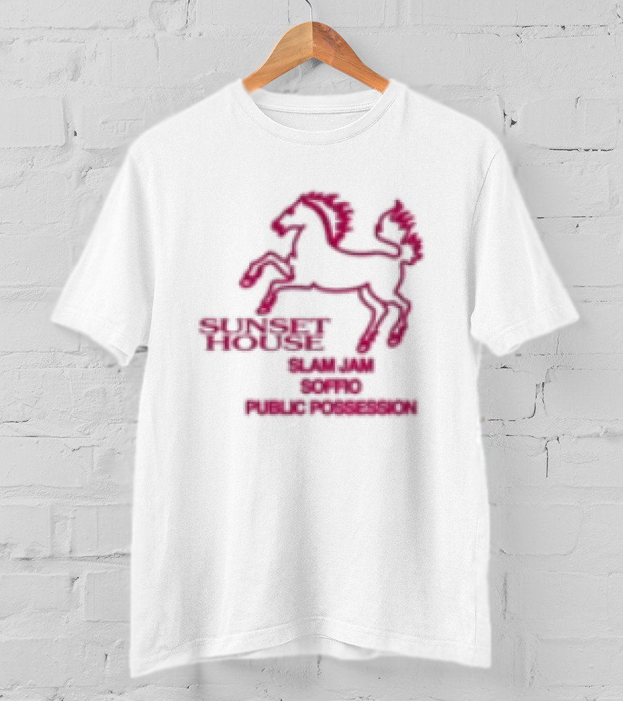 Public Possession Store Slam Jam Soffio Sunset House T-Shirt