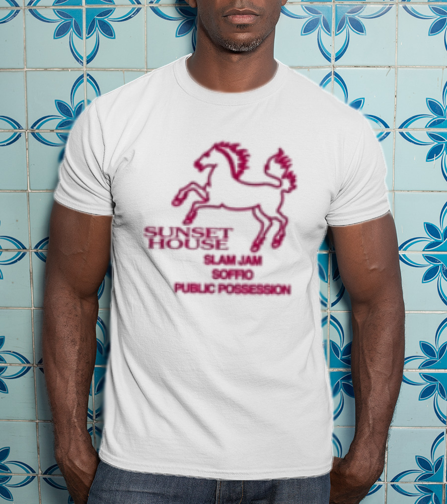 Public Possession Store Slam Jam Soffio Sunset House T-Shirt