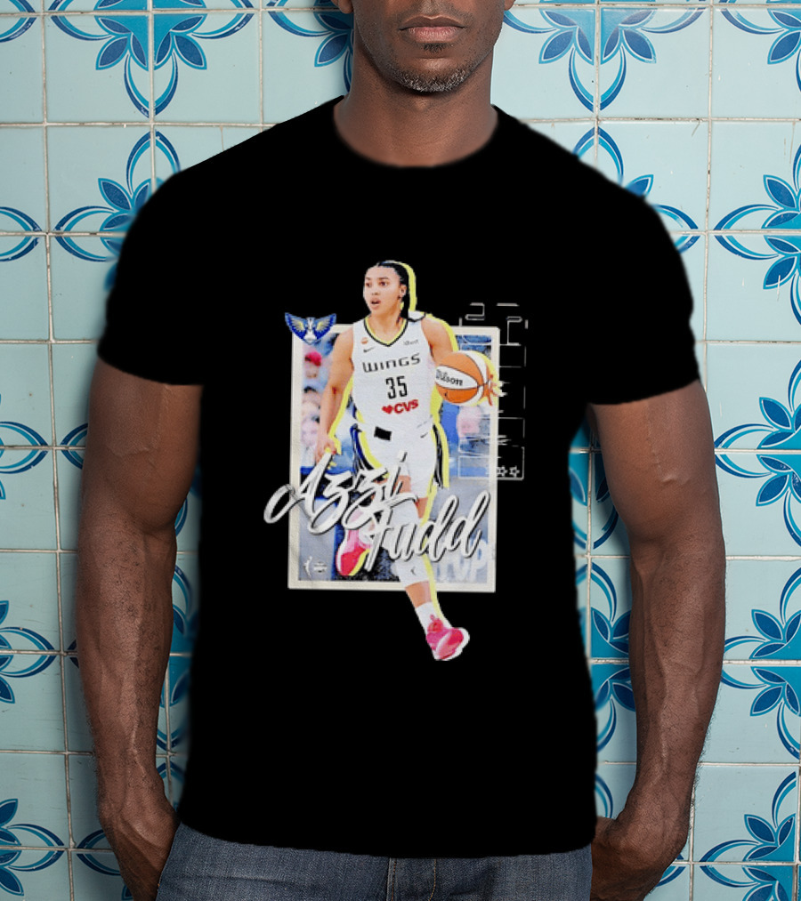 Azzi Fudd Dallas Wings 35 Basketball WNBA Slam Magazine Cover Sports Fashion T-Shirt