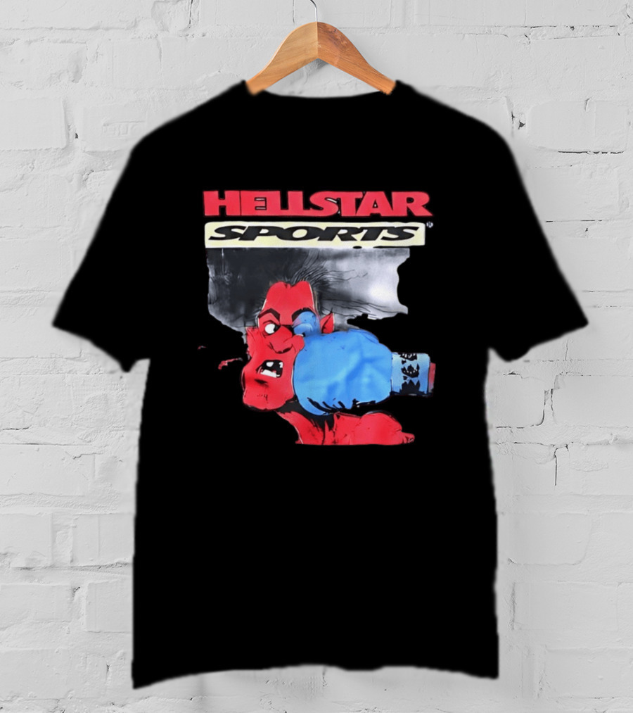 Hellstar Sports Boxing Comic Urban Streetwear T-Shirt