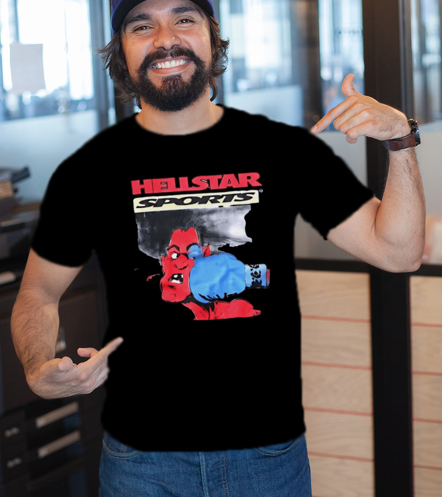 Hellstar Sports Boxing Comic Urban Streetwear T-Shirt