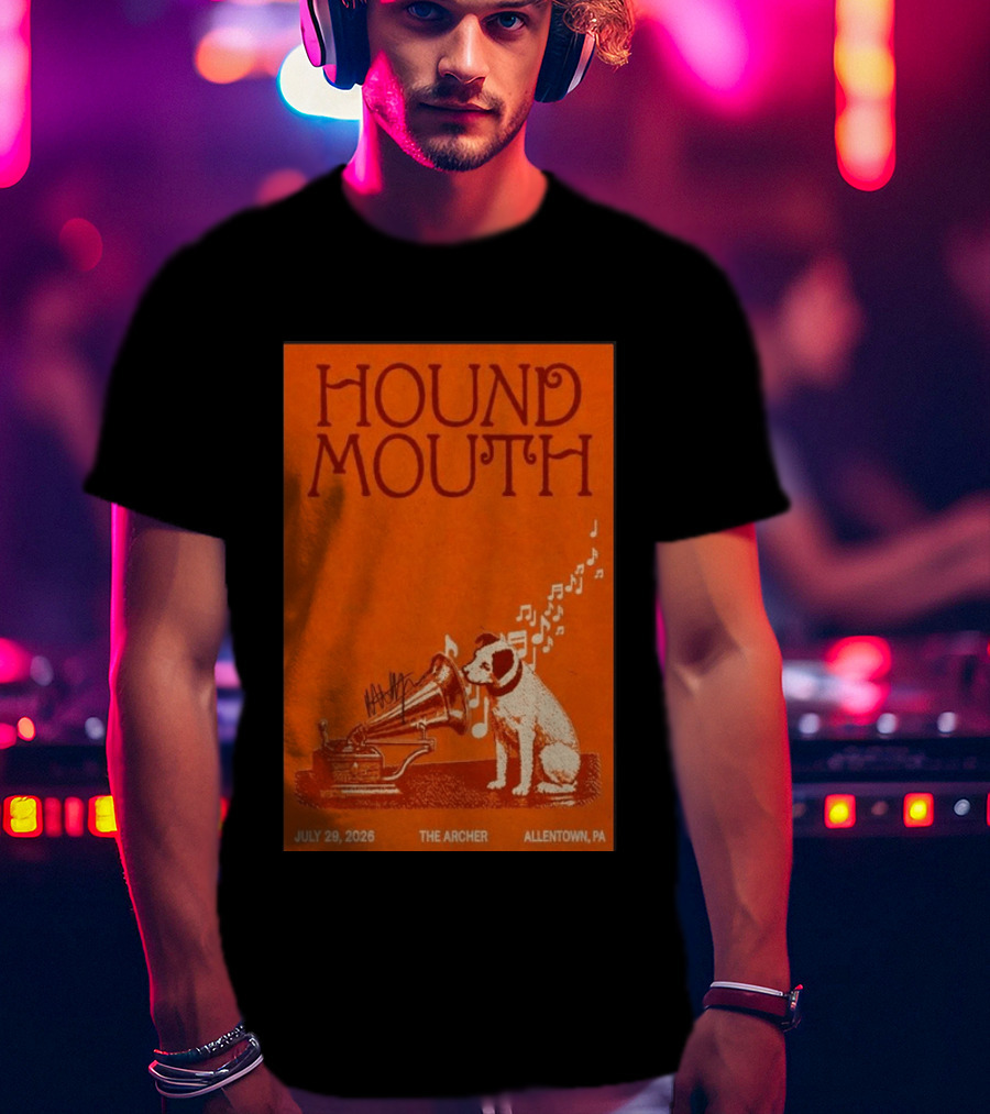 Houndmouth Allentown Pennsylvania Concert July 29 2026 The Archer T-Shirt