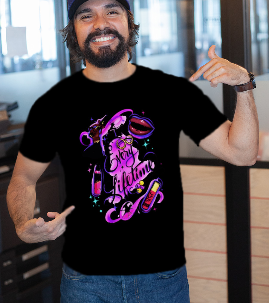 In Every Lifetime Hustle Lip Glo Airbrush T-Shirt