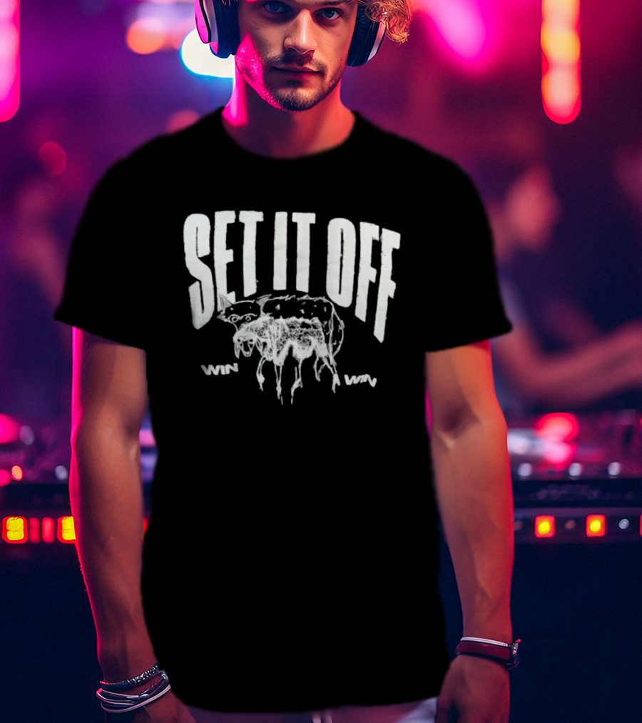 Set It Off Win Win Goat Sketch T-Shirt