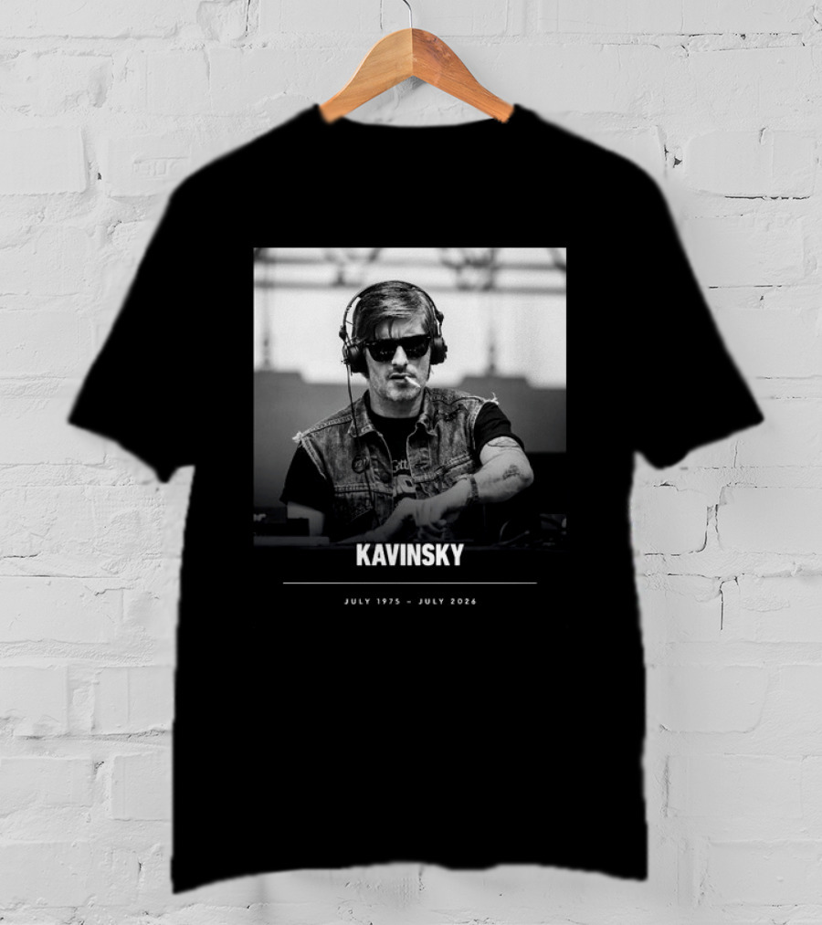 Kavinsky July 1975 July 2026 Retro DJ T-Shirt