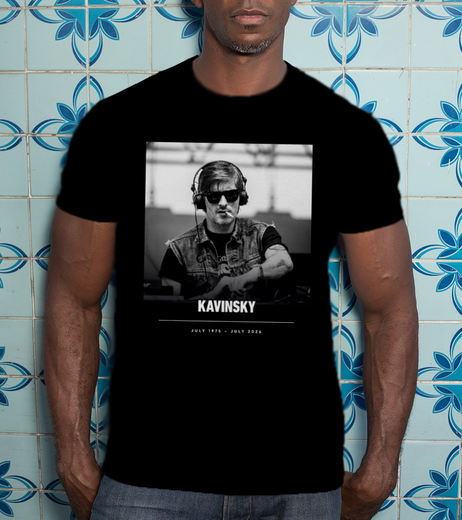 Kavinsky July 1975 July 2026 Retro DJ T-Shirt