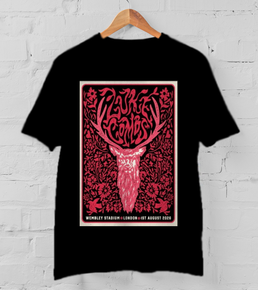 Luke Combs Wembley Stadium London 1st August 2026 Floral Antler T-Shirt
