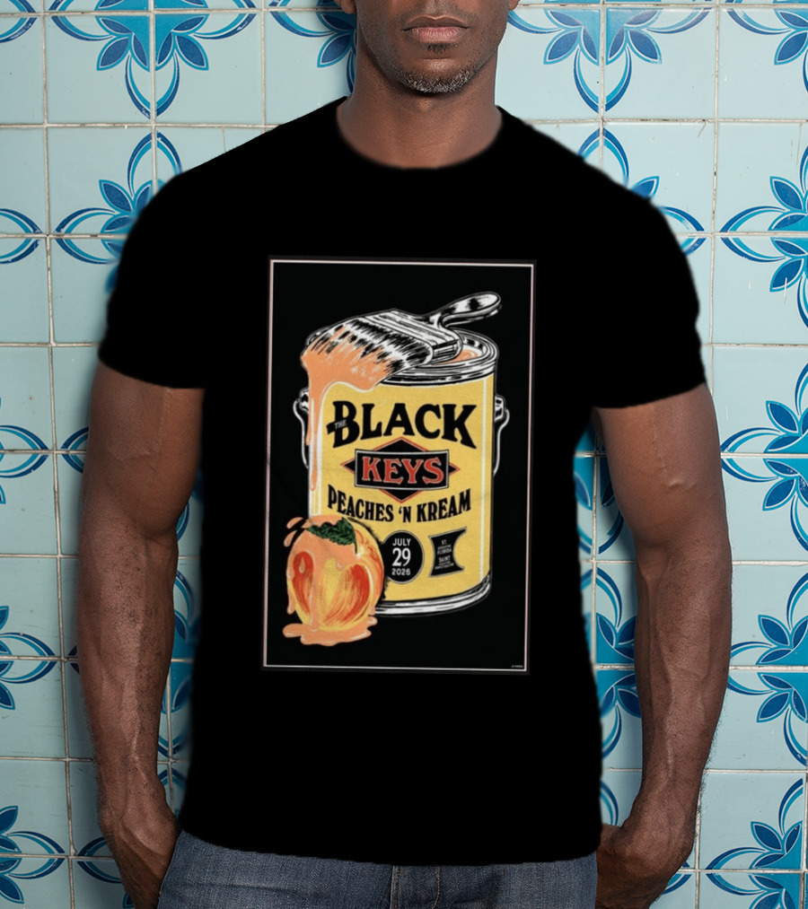 The Black Keys Peaches 'N Kream July 29 2026 St. Augustine Florida T-Shirt