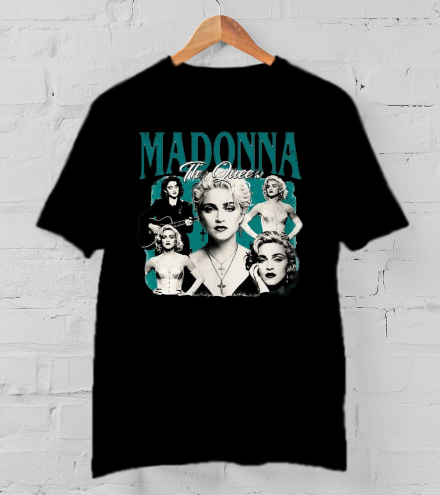Madonna The Queen Iconic 90s Music Legend T-Shirt