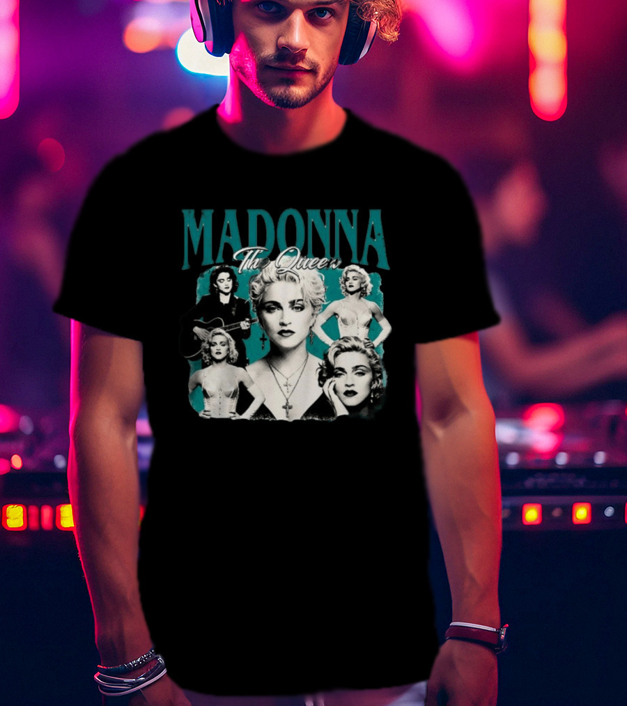 Madonna The Queen Iconic 90s Music Legend T-Shirt