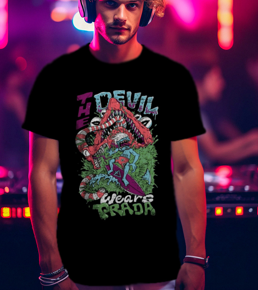 The Devil Wears Prada Surf's Up Crocodile Monster Scene T-Shirt