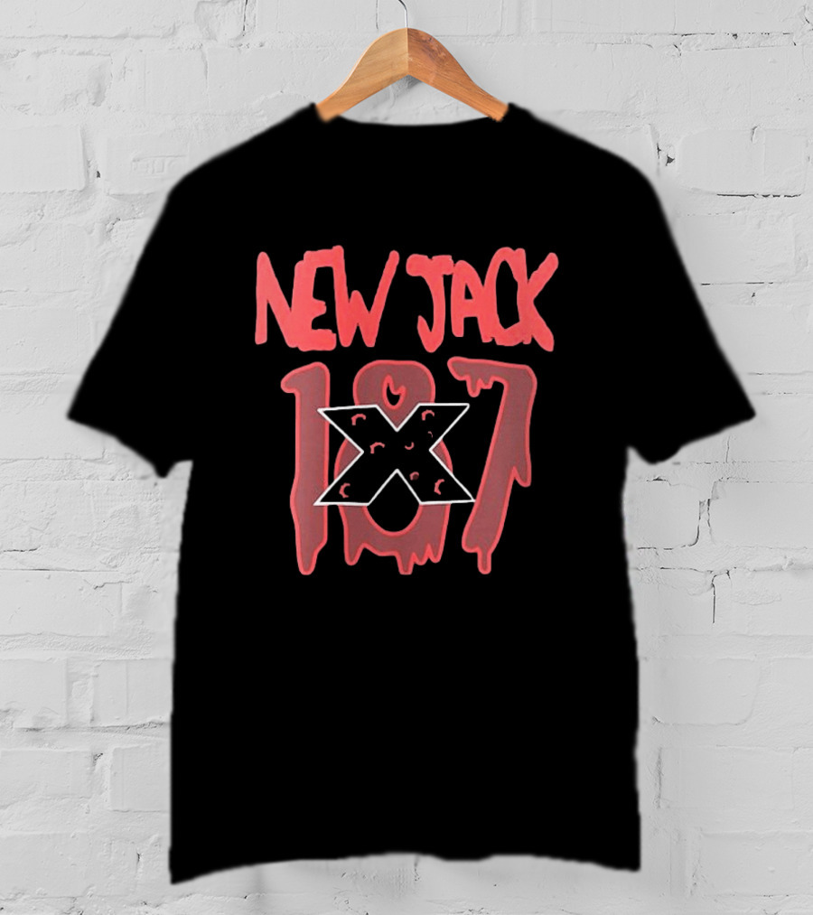 New Jack 187 X Graphic Red Drip T-Shirt