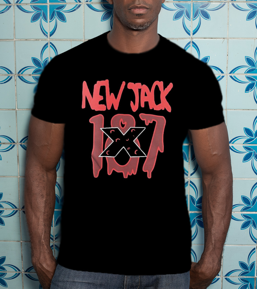 New Jack 187 X Graphic Red Drip T-Shirt