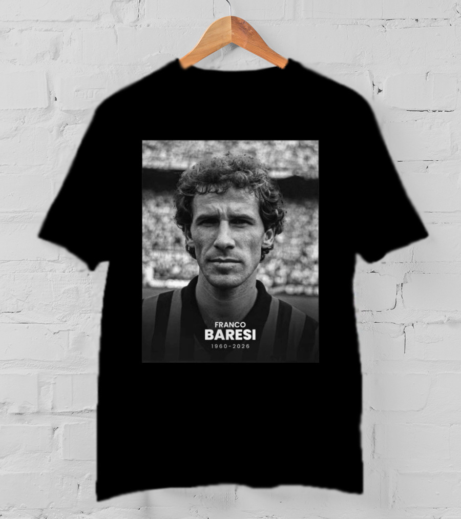 Franco Baresi 1960 2026 Football Legend T-Shirt