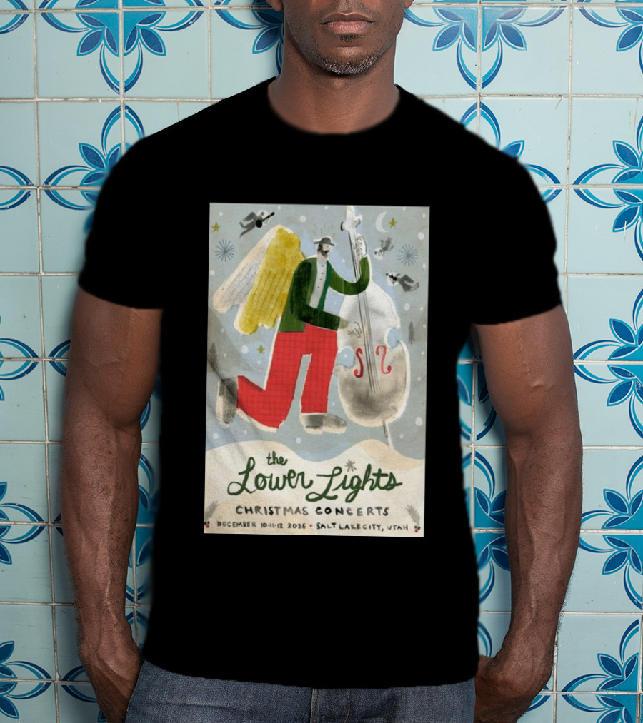 The Lower Lights Christmas Concerts December 10 11 12 2026 Salt Lake City Utah Angel T-Shirt