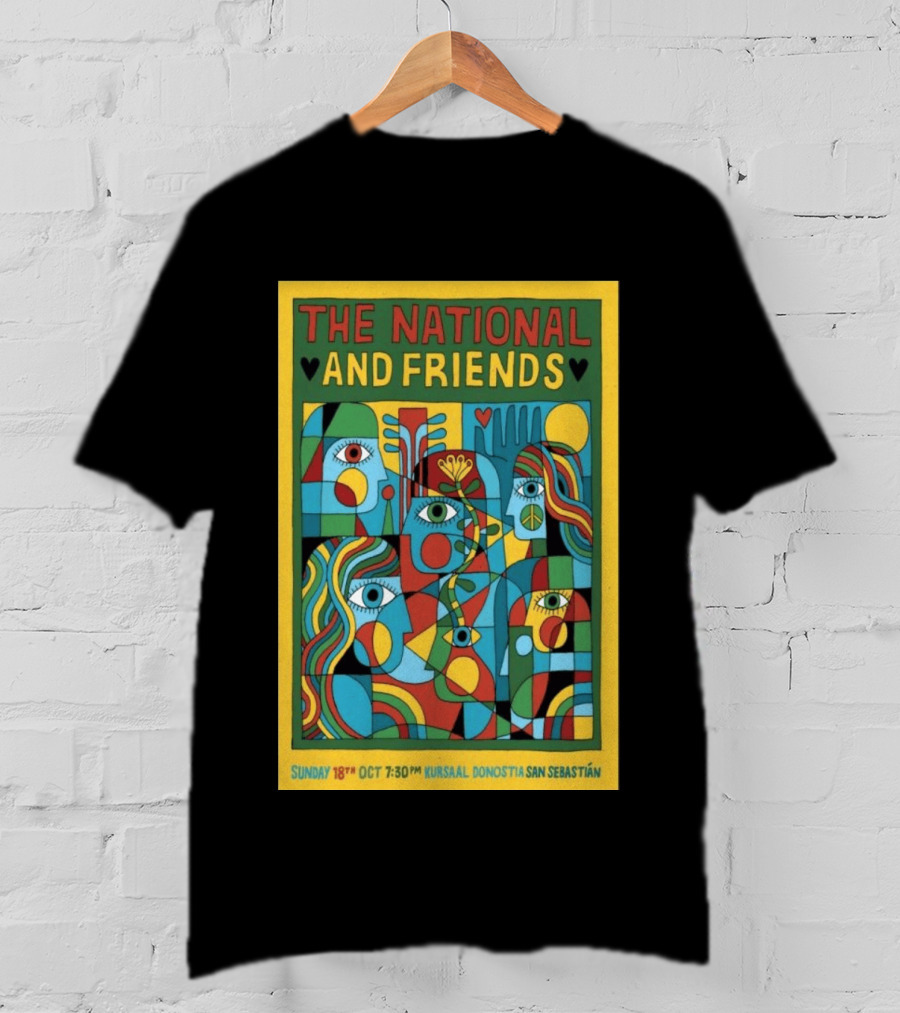 The National And Friends San Sebastián Concert October 18 Kursaal Donostia T-Shirt