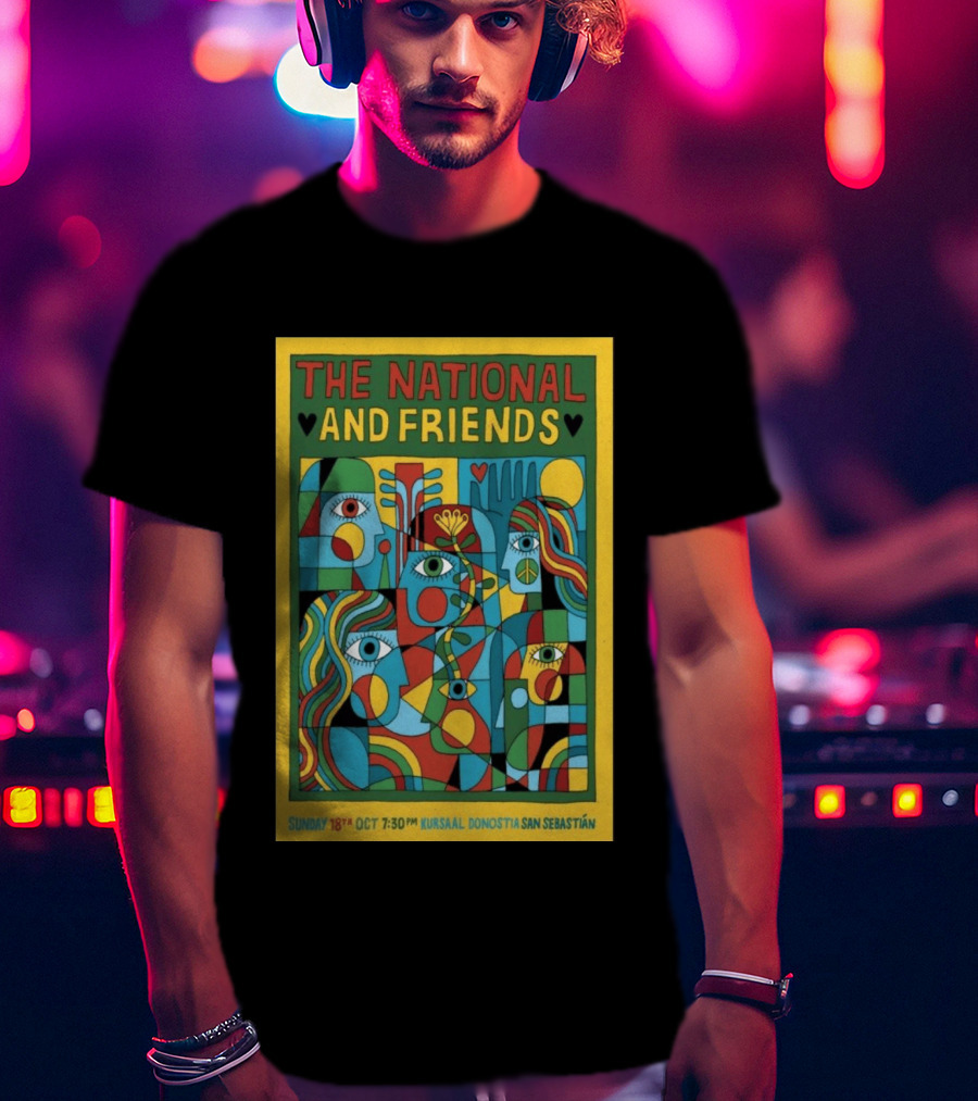 The National And Friends San Sebastián Concert October 18 Kursaal Donostia T-Shirt