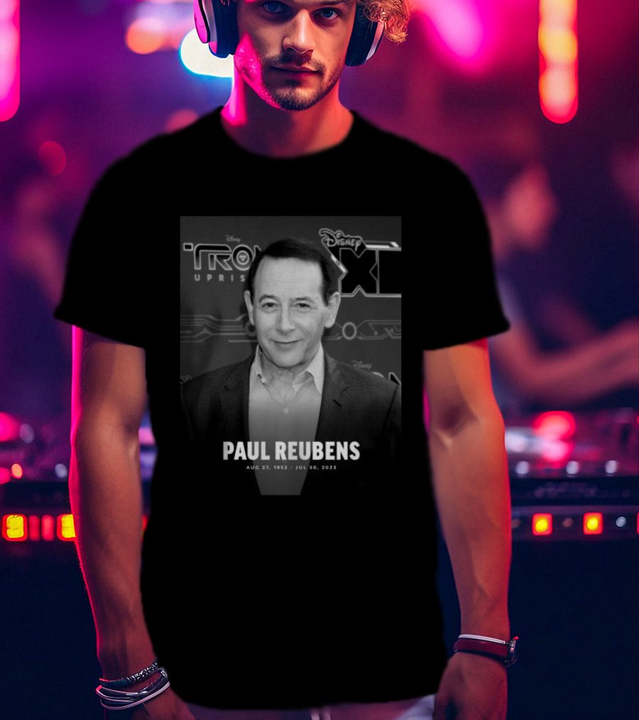 Paul Reubens Disney Tron Uprising Aug 27 1952 Jul 30 2023 T-Shirt