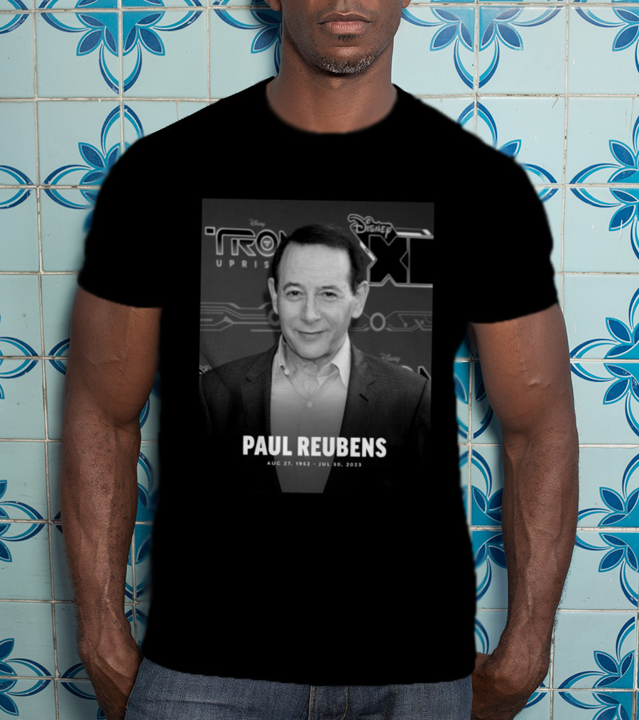 Paul Reubens Disney Tron Uprising Aug 27 1952 Jul 30 2023 T-Shirt