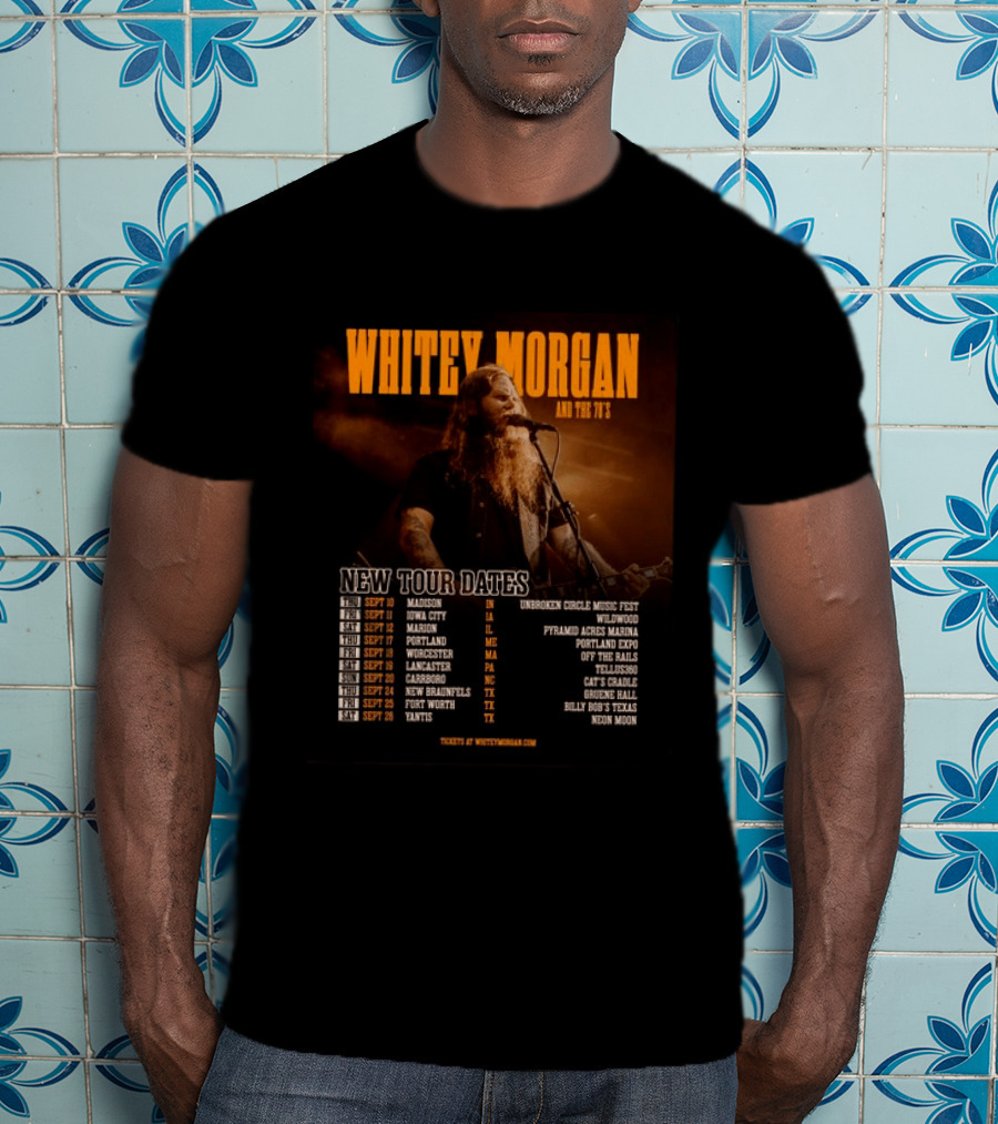 Whitey Morgan And The 78's New Tour Dates 2026 Concert Schedule T-Shirt