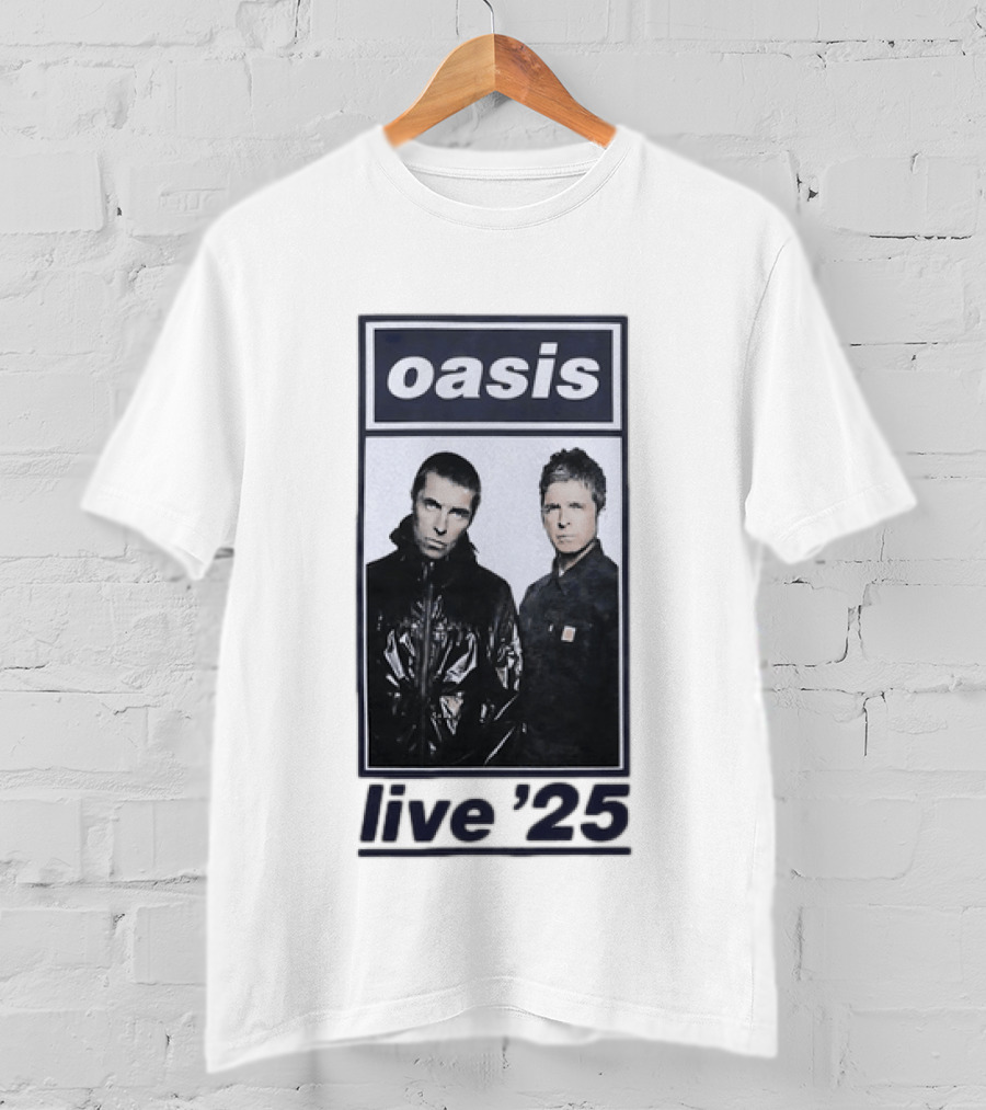Oasis Live 2025 Liam Gallagher Band Tour T-Shirt