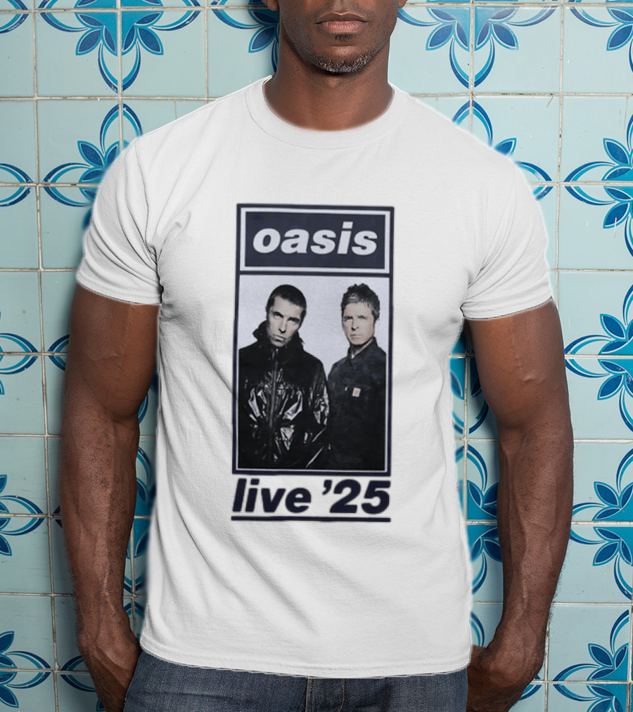 Oasis Live 2025 Liam Gallagher Band Tour T-Shirt