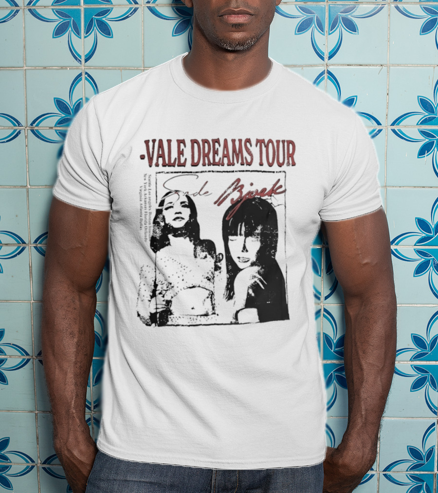 Vale Dreams Tour Sade Bjork 90s T-Shirt