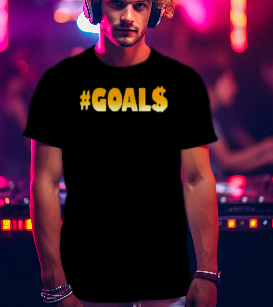 2024 New Year Money Goals Hashtag Wealth Ambitions Motivation T-Shirt
